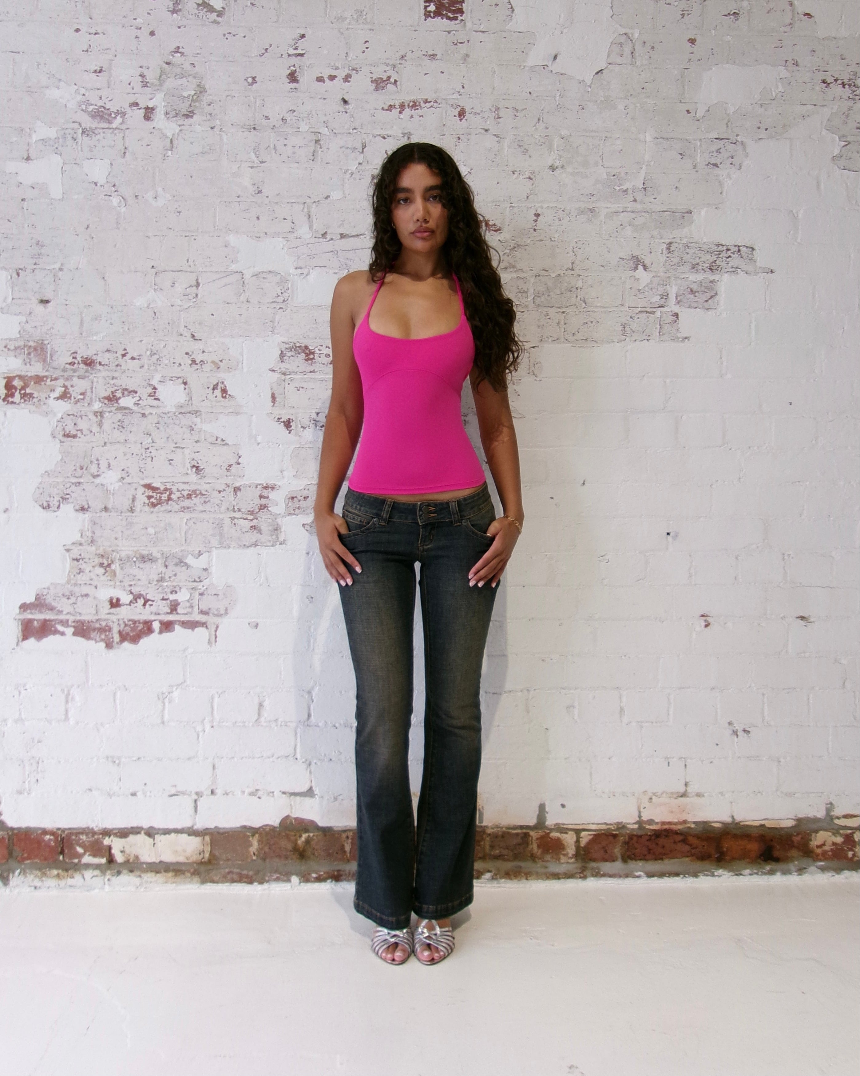 Arden Sculpt Tank - Neon Rose